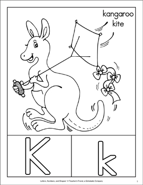 Letter k character page letter page sign language matching cards printable skills sheets cut and pastes