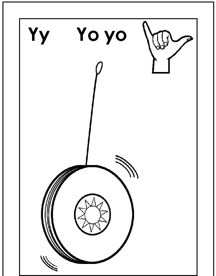 Asl for y coloring page sign language alphabet letter k crafts alphabet coloring pages