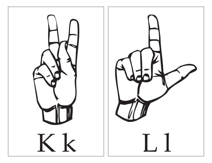 Asl with capital and small letter kk ll small letters letterg colorg pages