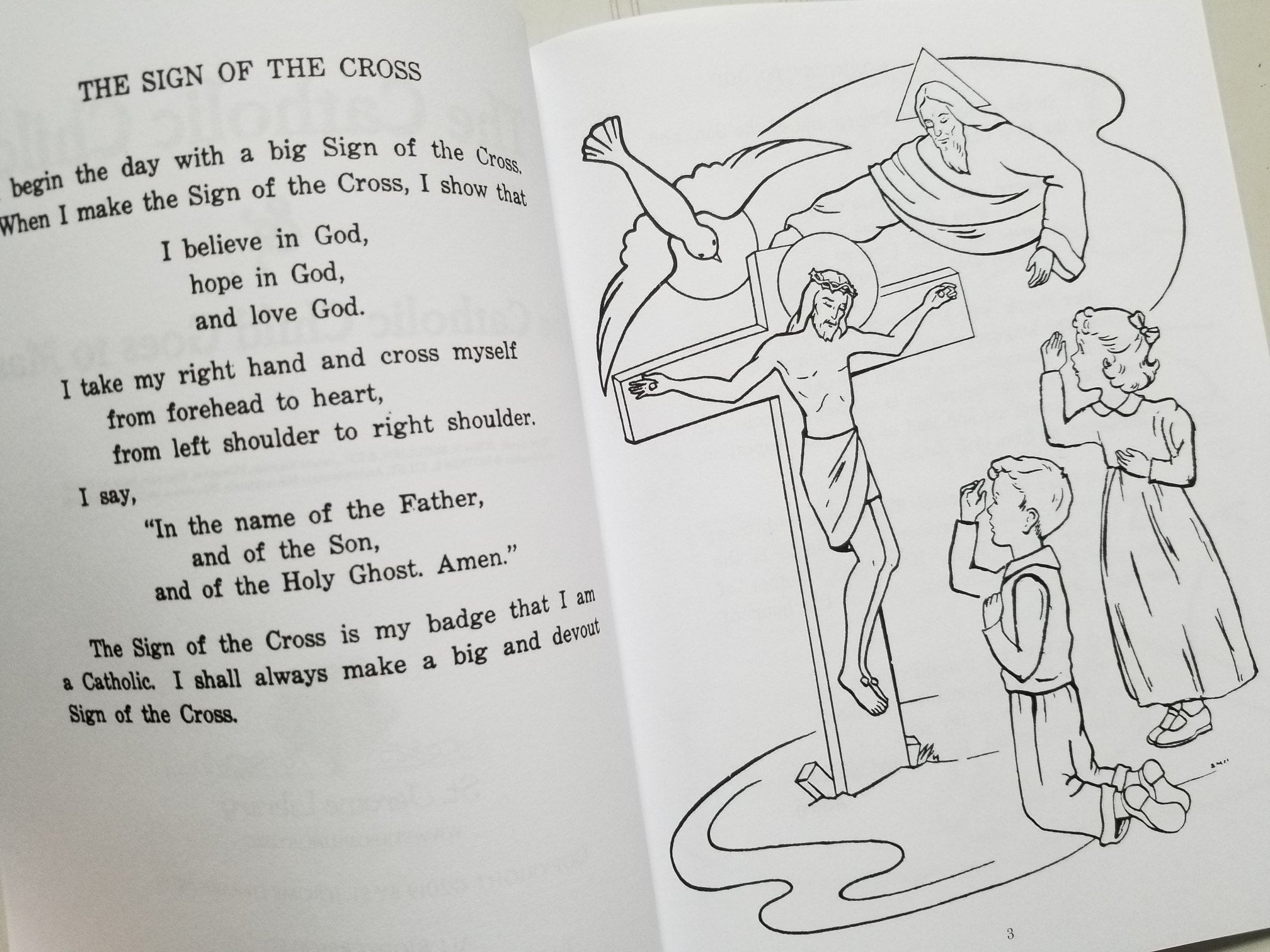 The catholic child the catholic child goes to mass coloring book st jerome school and library