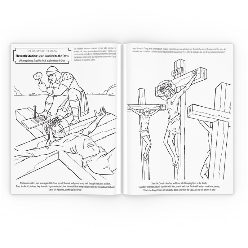 Road to calvary coloring book