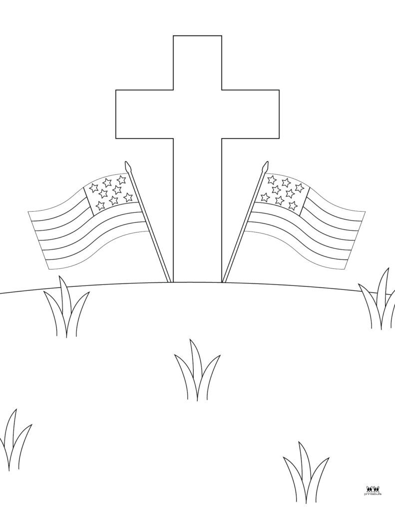 American flag coloring pages templates