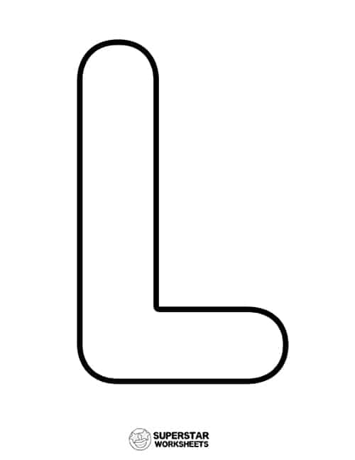 Letter l worksheet