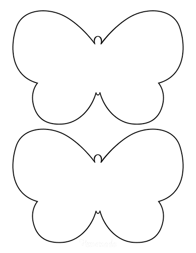 Free printable butterfly templates