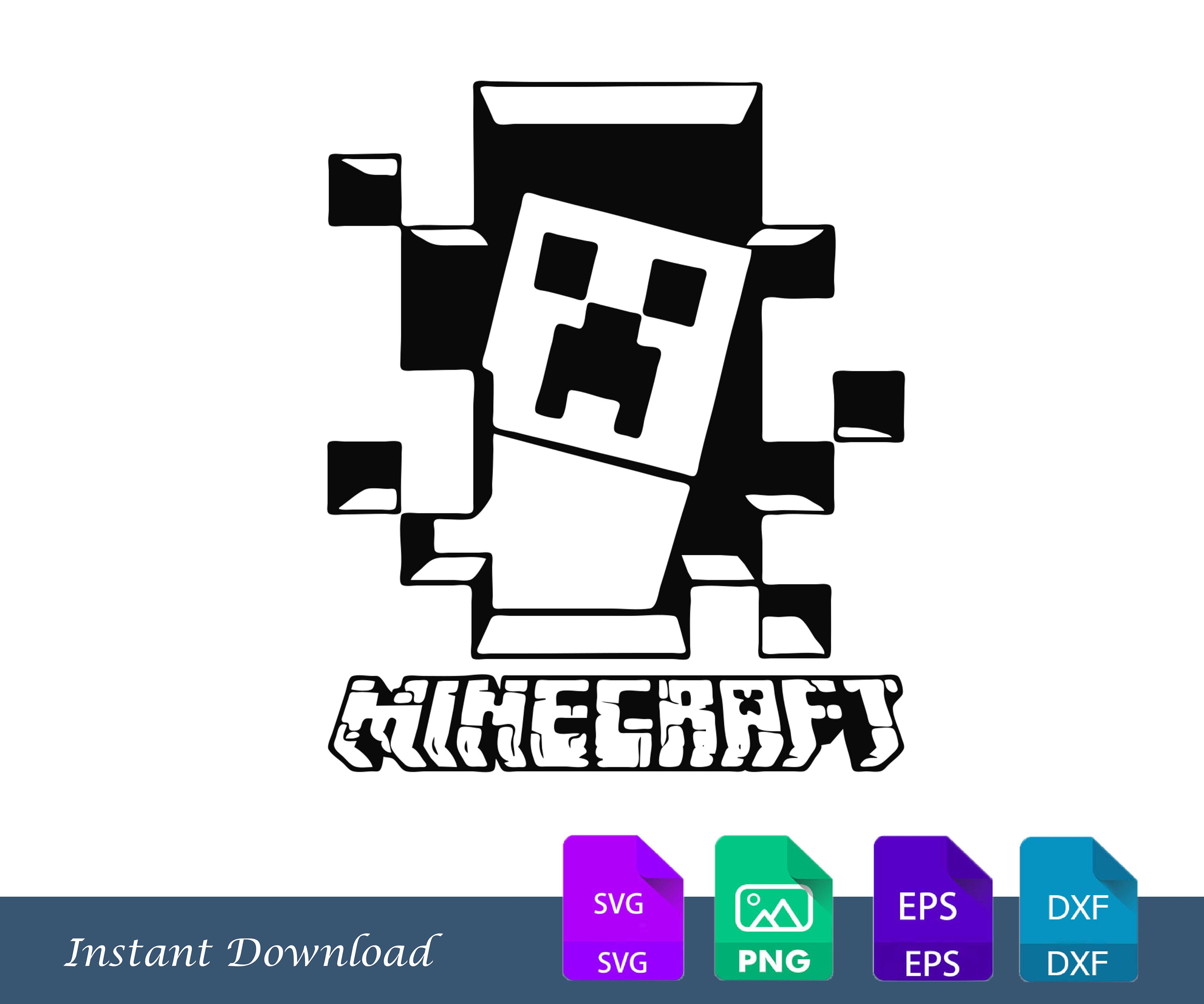 Minecraft svg minecraft svg file minecraft png minecraft dxf minecraft cricut minecraft cut file minecraft clipart instant download