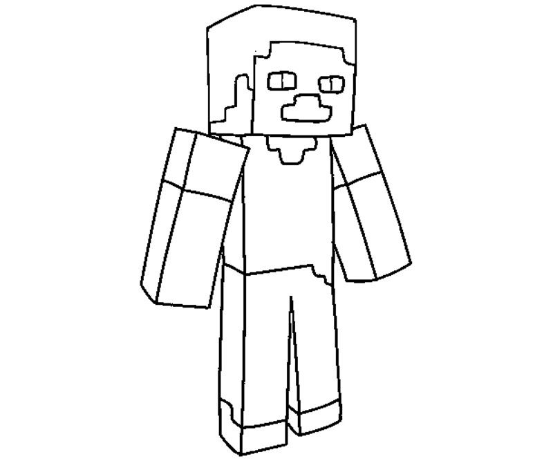 Coloring page minecraft video games â printable coloring pages