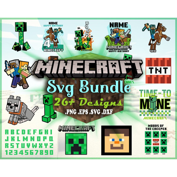 Minecraft drawing svg png minecraft game clipart