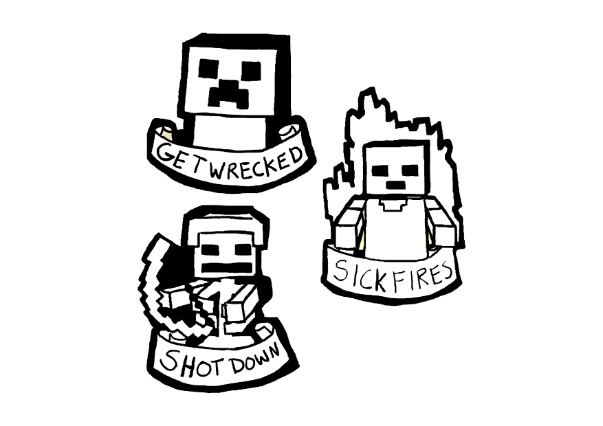 Minecraft coloring pages â print or download for free