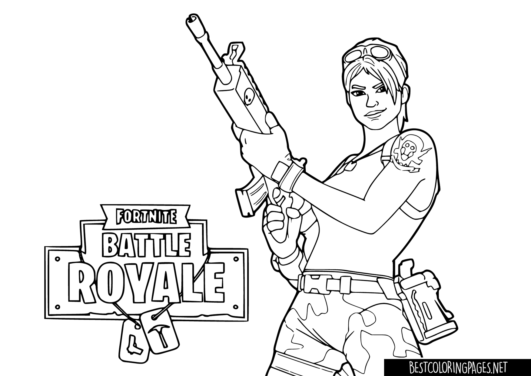 Fortnite coloring pages