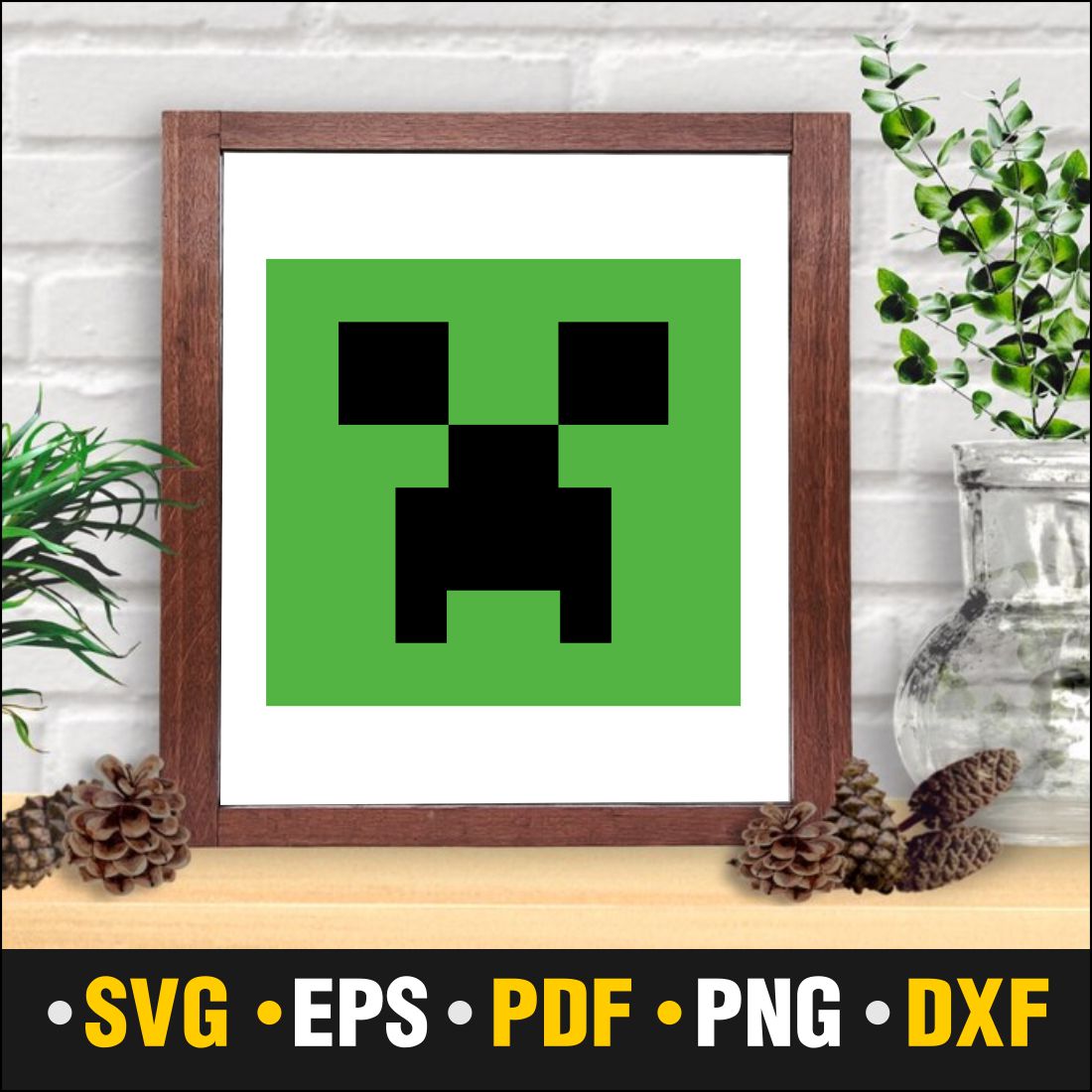 Minecraft svg minecraft logo svg vector cut file cricut silhouette pdf png dxf decal sticker stencil vinyl