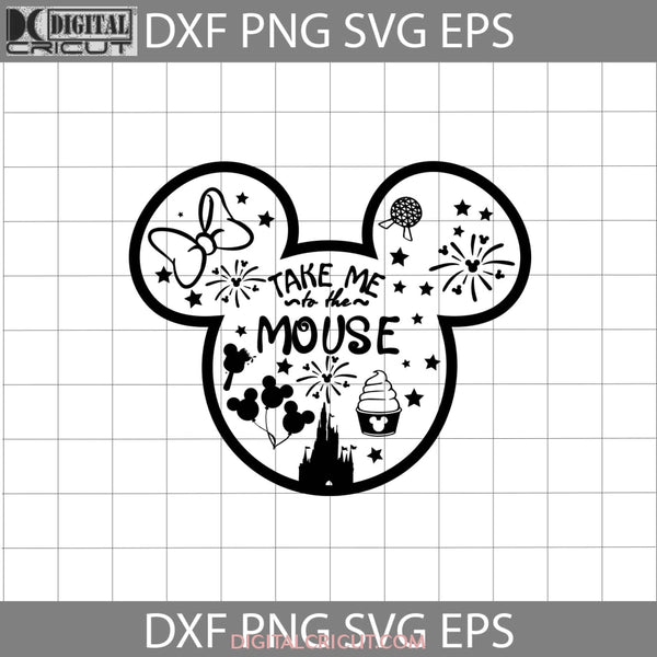 Take me to the mouse svg mickey head svg cartoon svg cricut file c â