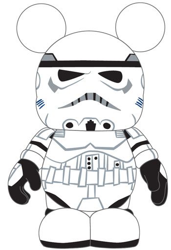 Vinylmation mickey mouse stormtrooper mickey coloring pages disney scrapbook mickey star wars