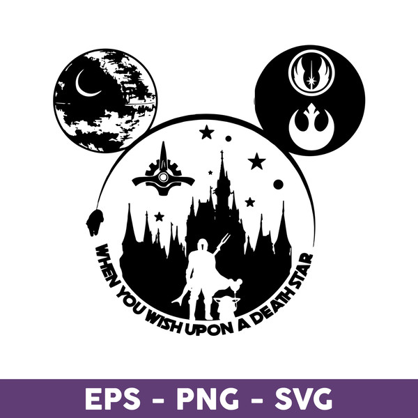 Star wars character svg star wars svg mickey mouse svg yo