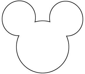 Free printable mickey mouse silhouette