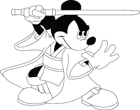 Jedi mickey yodalorian svg yodamickey svg stitch silhouette mickeyclipart mickey png cut file for vinyl decal cricut