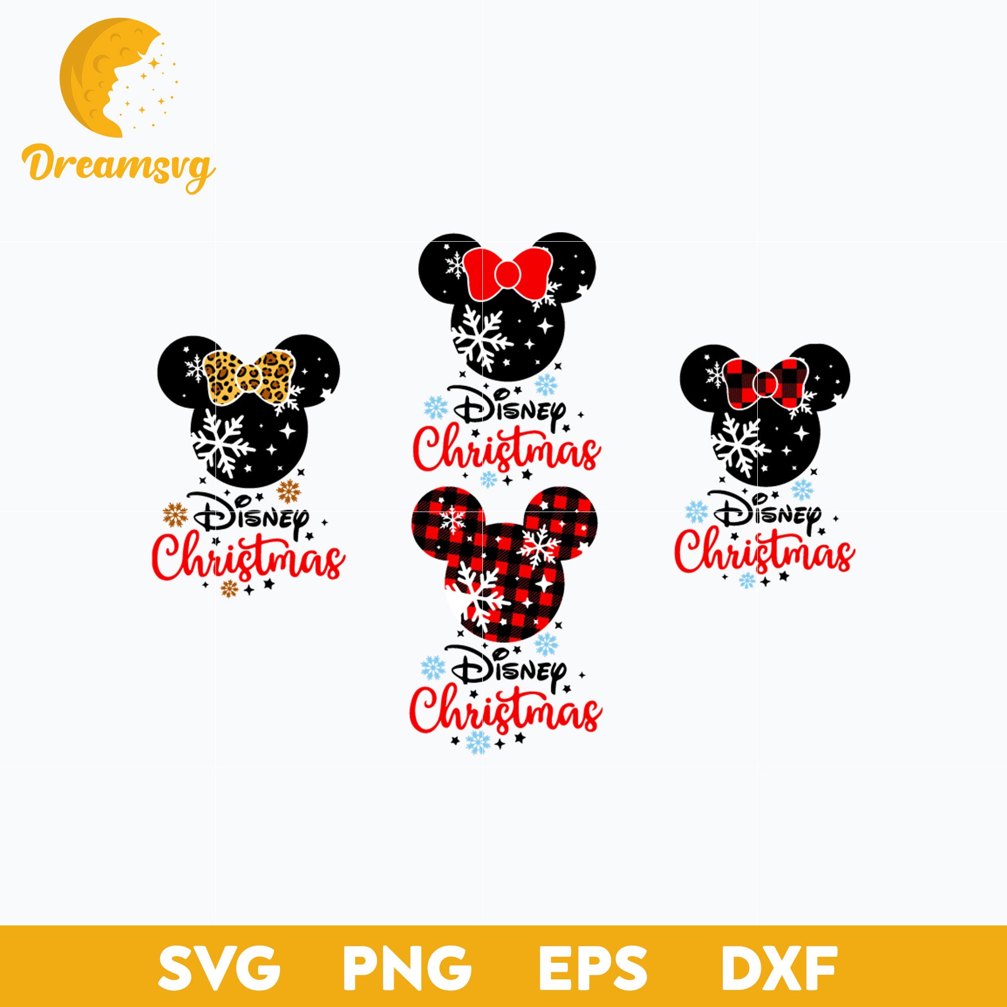 Disney mickey christmas svg mickey mouse svg christmas svg png dxf eps digital file