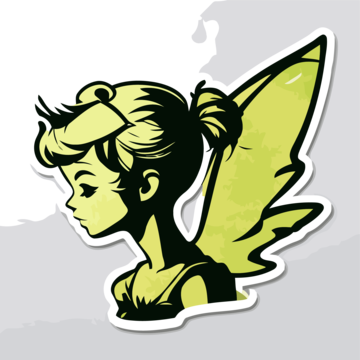 Tinkerbell png vector psd and clipart with transparent background for free download