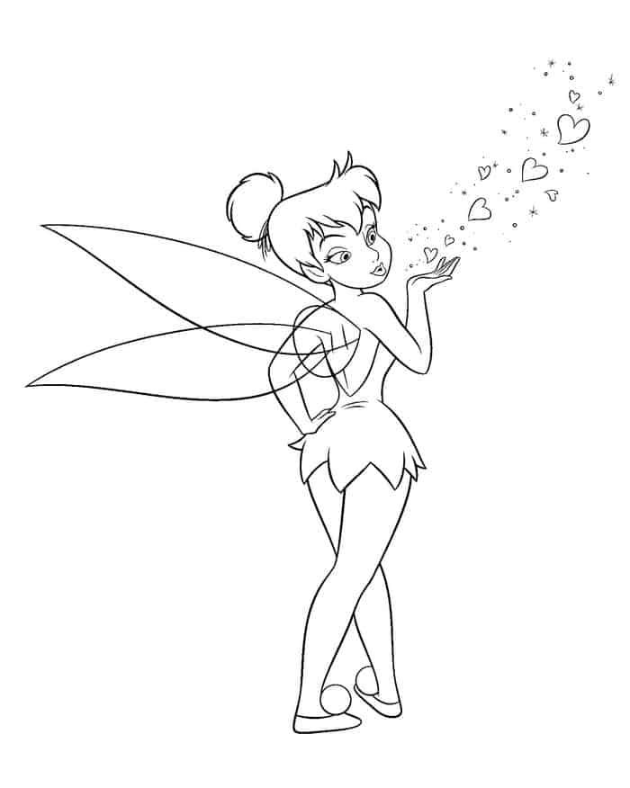 Tinkerbell coloring pages tinkerbell coloring pages disney coloring pages fairy coloring pages