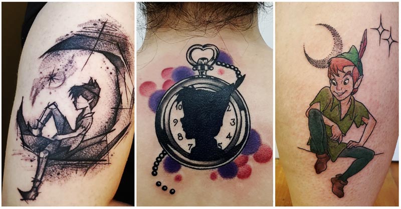 Updated peter pan tattoos to keep you forever young