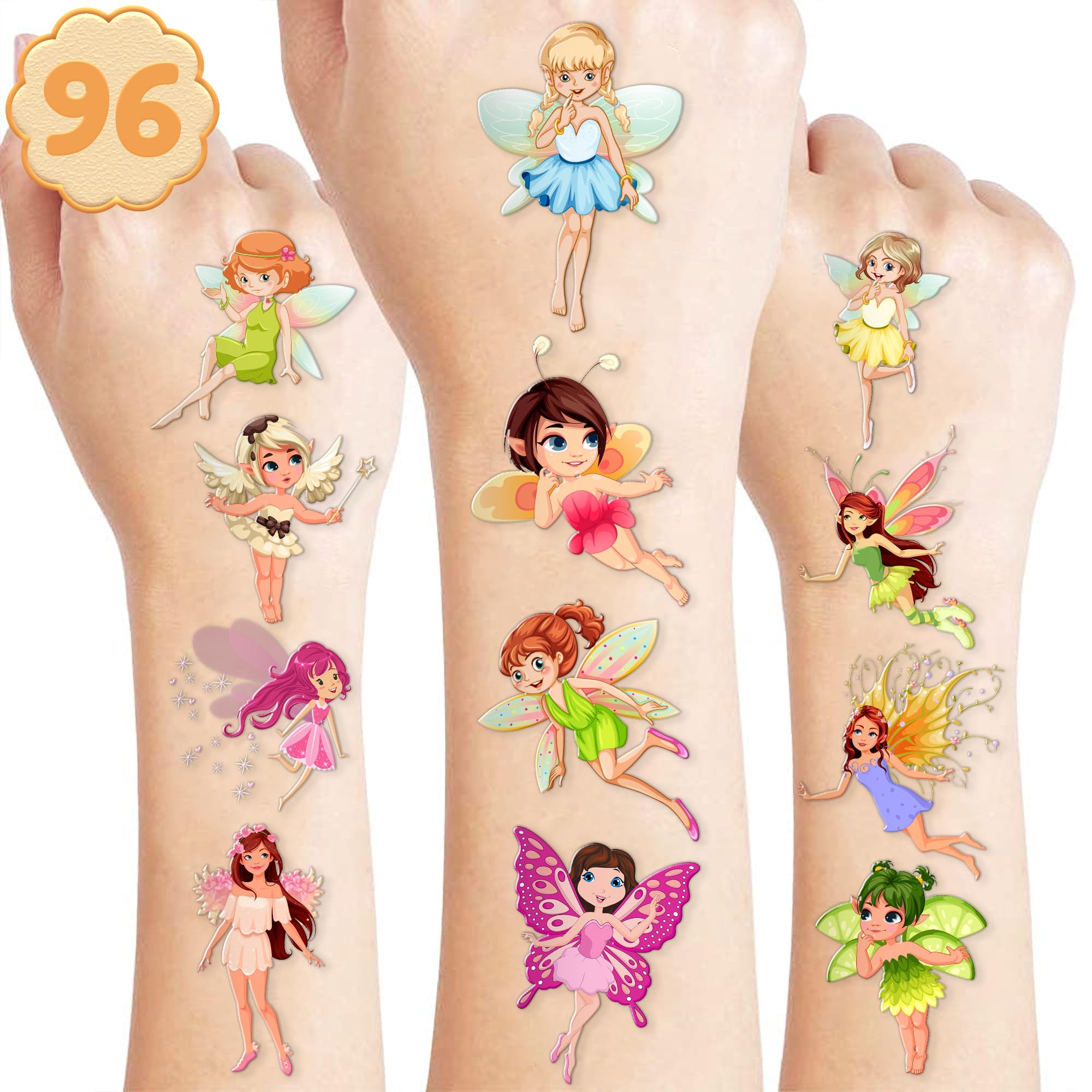 Sheets pcs fairy tattoos birthday party supplies decorations party favors tattoos stickers cute kids girls boys gifts classroom school prizes themed beauty