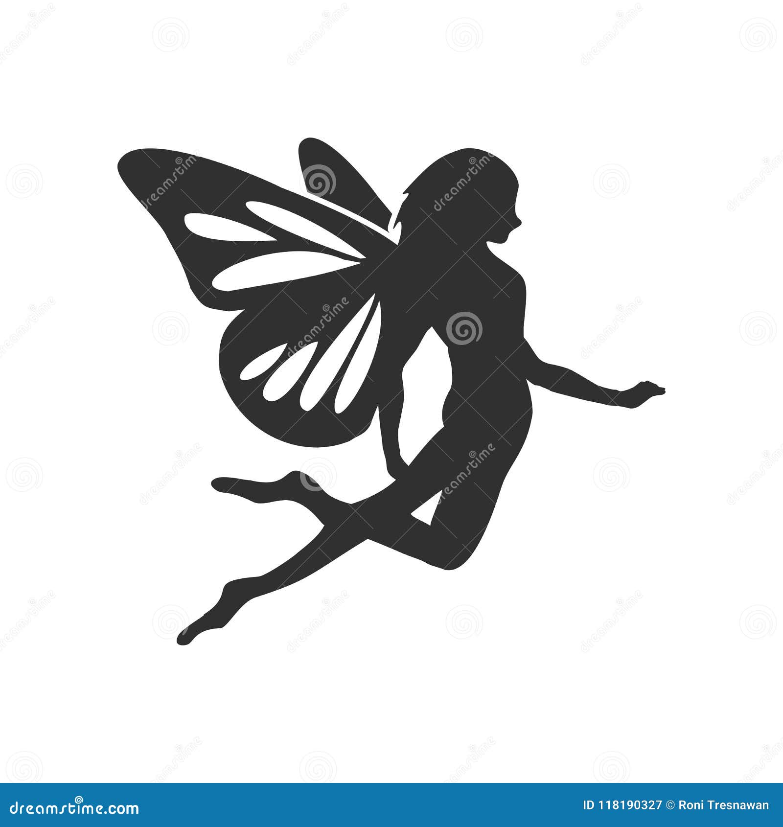 Fairy silhouette stock illustrations â fairy silhouette stock illustrations vectors clipart