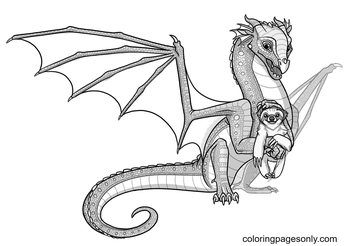 Wings of fire coloring pages