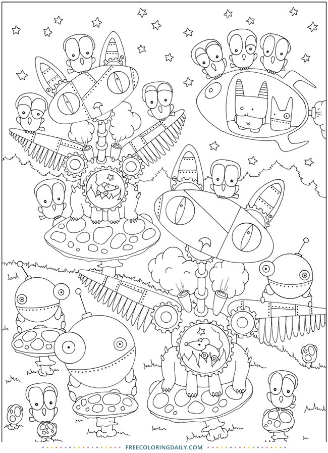 Free silly coloring page free coloring daily