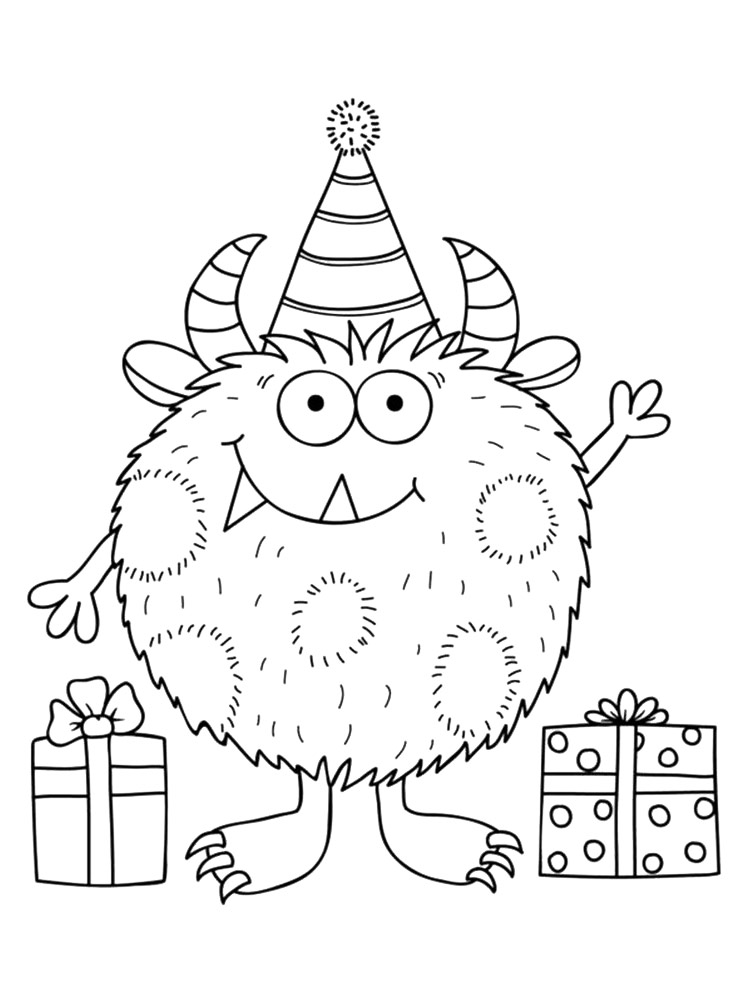 Monster coloring pages