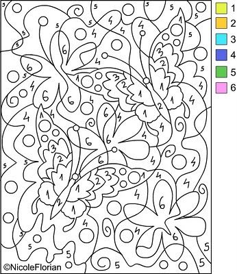 Color by number coloring pag free coloring pag coloring pag for kids printable coloring pag