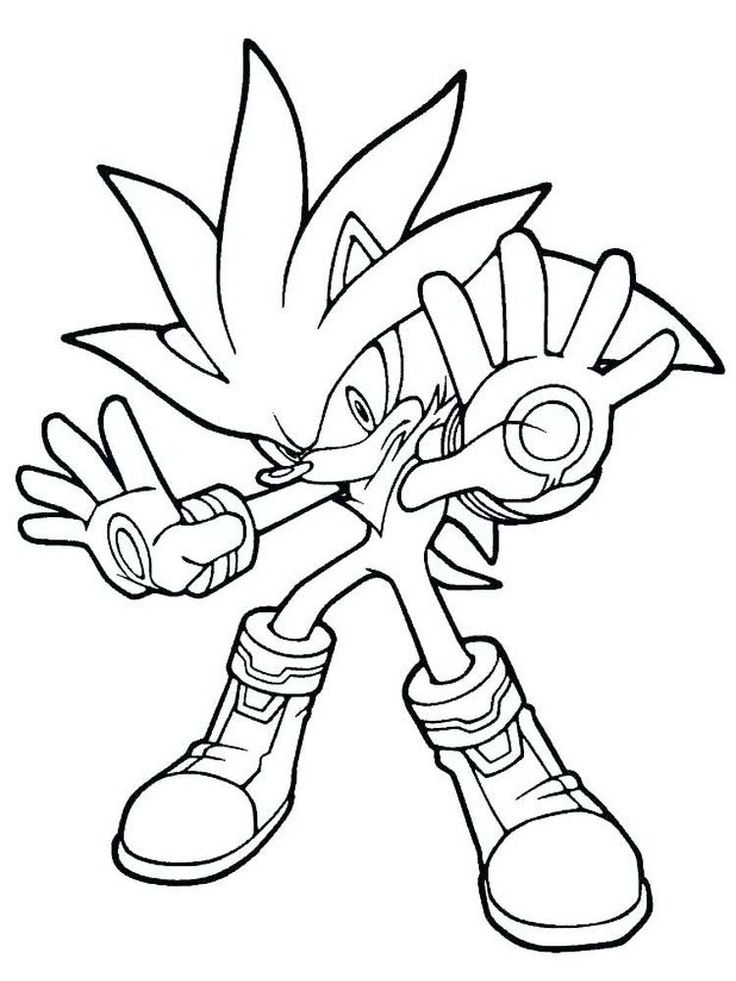 Sonic the hedgehog coloring pages