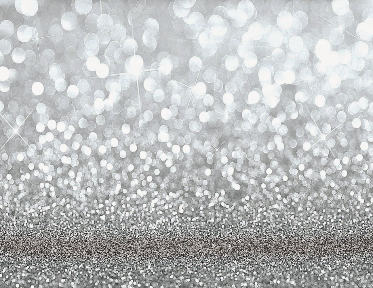 Silver glitter background. Silver colored sparkly background with