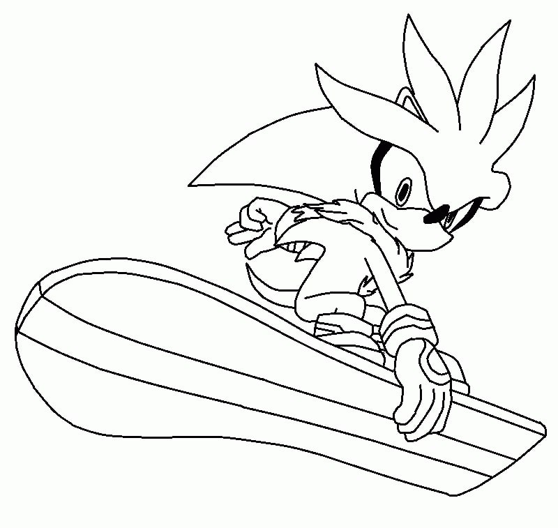 Sonic coloring pages