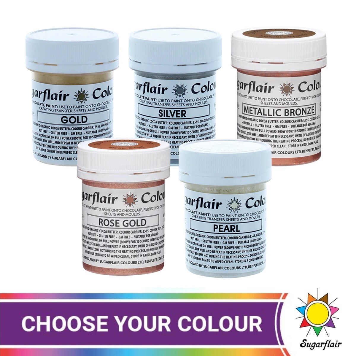 Sugarflair cholate paint craft mpany