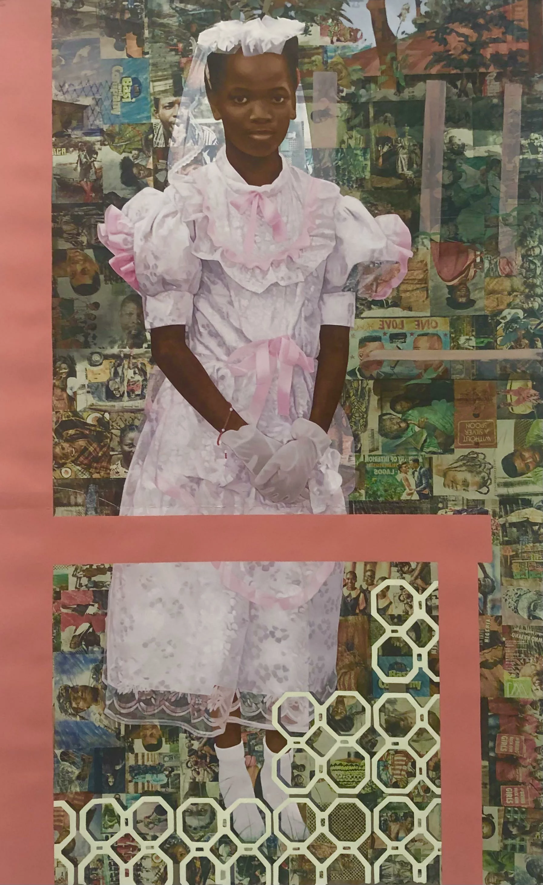 Artblog njideka akunyili crosbys impressive solo exhibition at david zwirner gallery