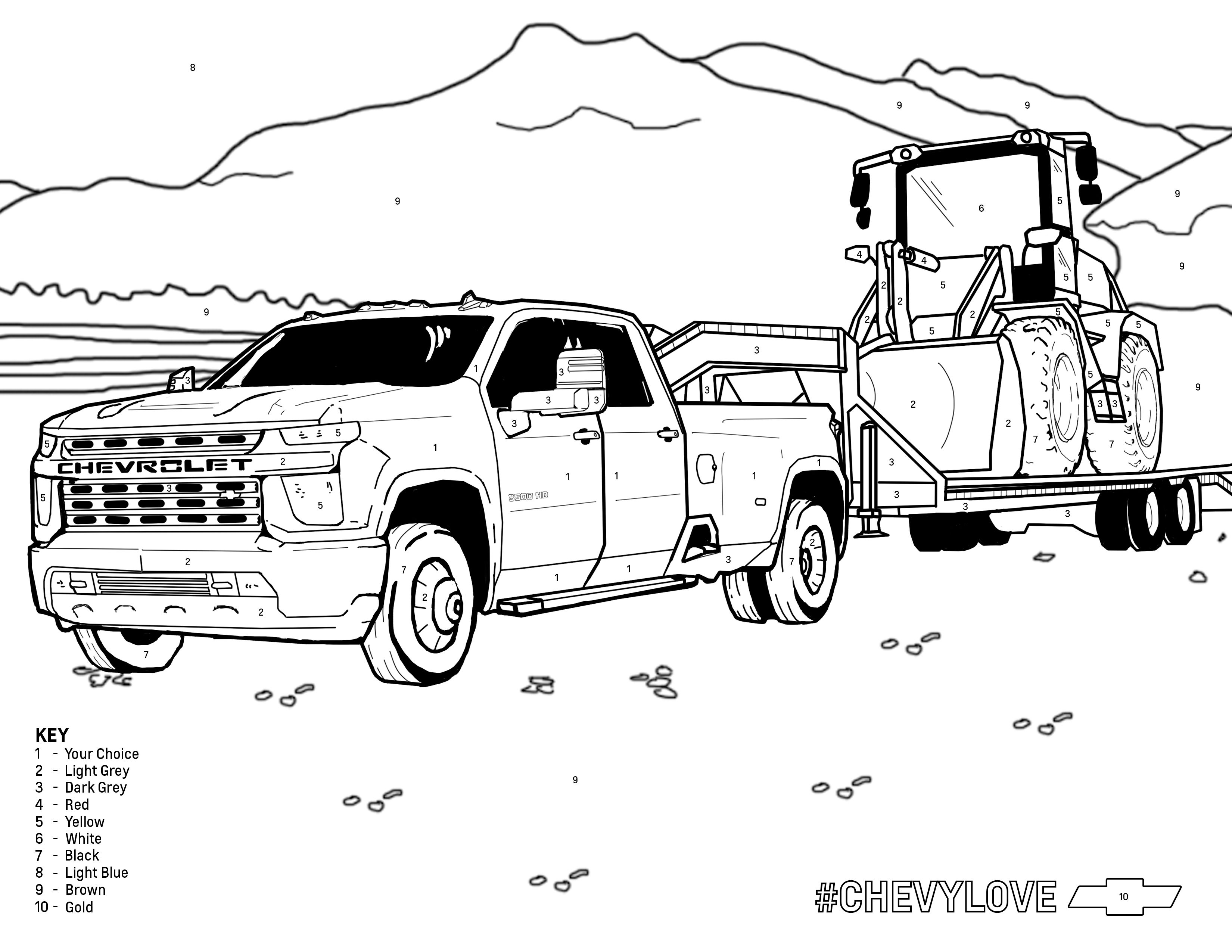 Chevy silverado hd chevy silverado hd silverado hd truck coloring pages