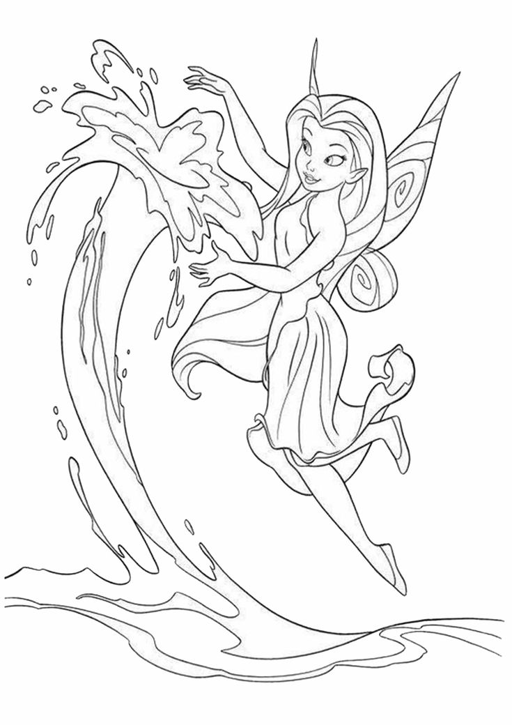 Free easy to print fairy coloring pages tinkerbell coloring pages fairy coloring pages disney coloring pages