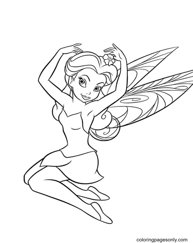 Fairy coloring pages printable for free download