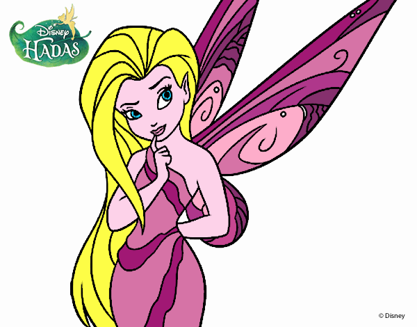 Colored page disney fairies