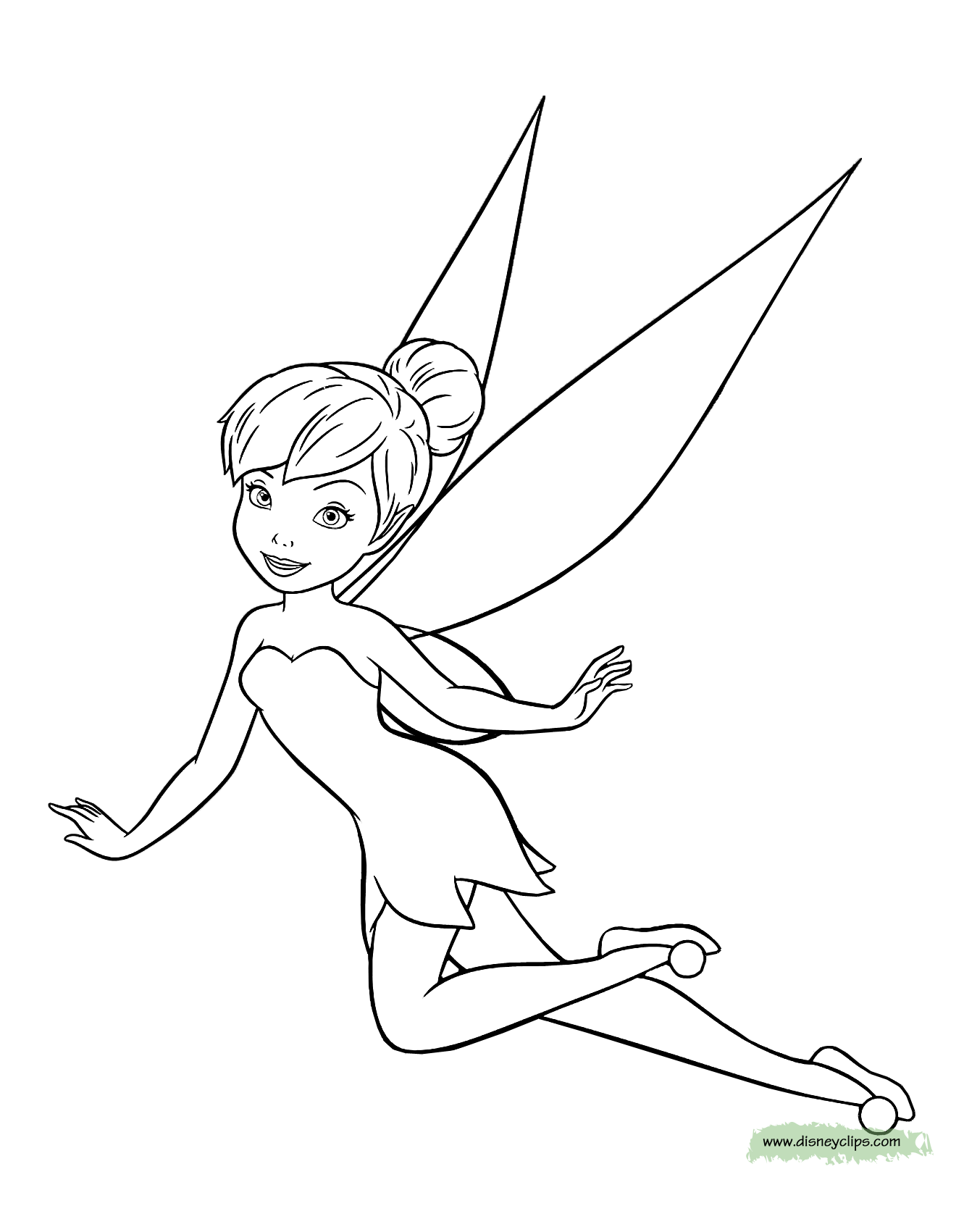 Disney fairies coloring pages