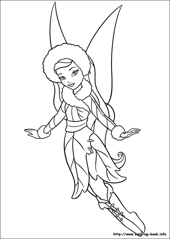 Secret of the wings coloring picture