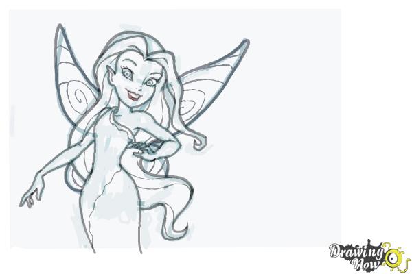 How to draw silvermist from tinkerbell