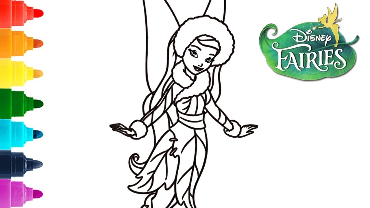 Silvermist coloring page disney fairies coloring book