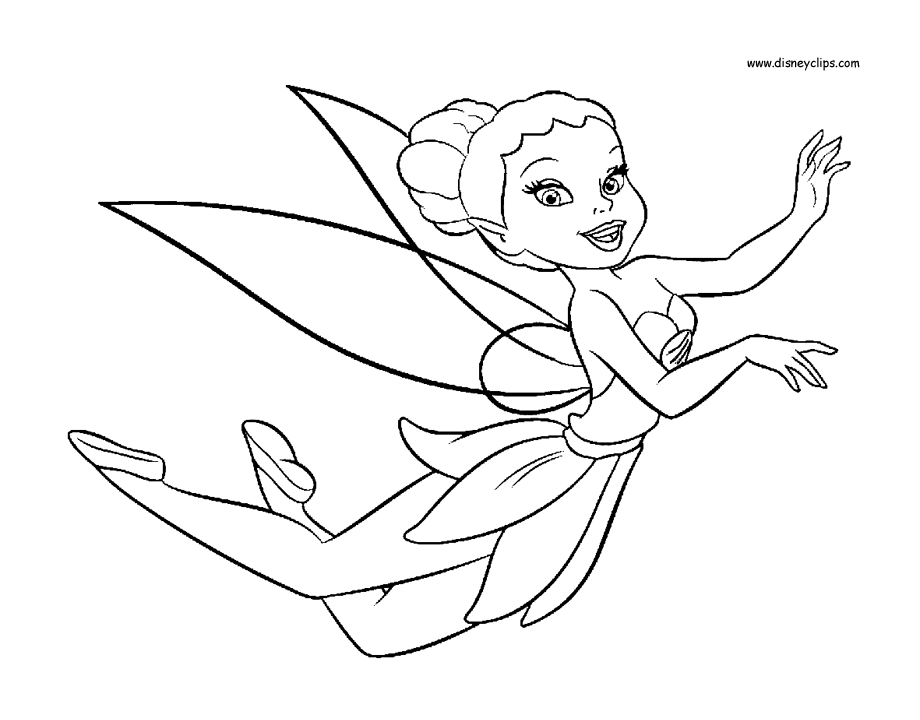 Disney fairies coloring pages