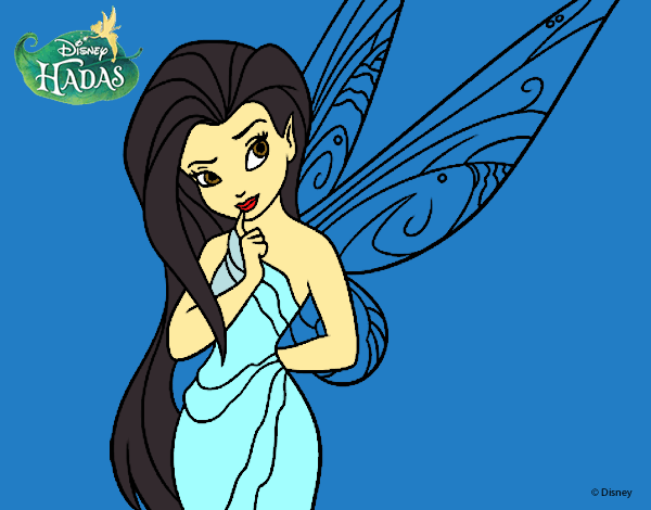 Colored page disney fairies