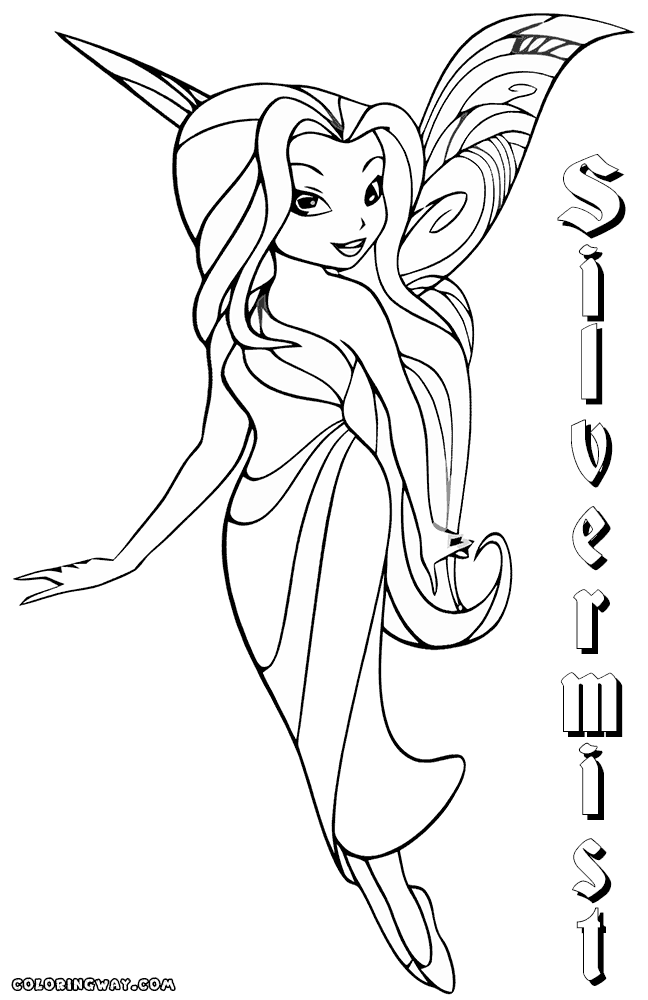 Silvermist fairy coloring pages coloring pages to download and print