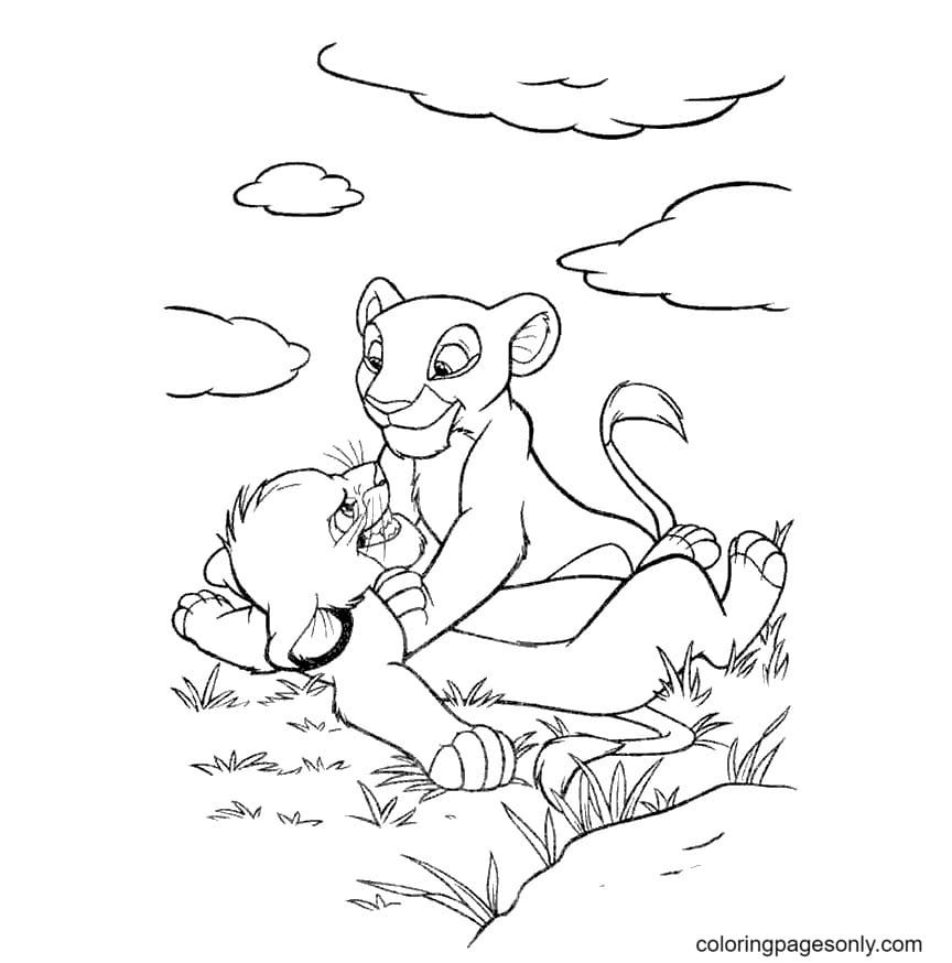 The lion king coloring pages printable for free download