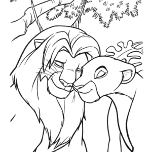 Simba coloring pages printable for free download