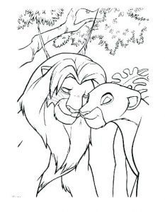 Lion king coloring pages â free drawings with lion king