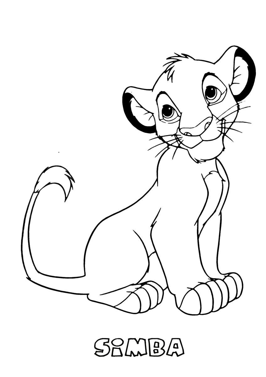 The lion king coloring pages