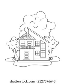 Architecture coloring page images stock photos d objects vectors